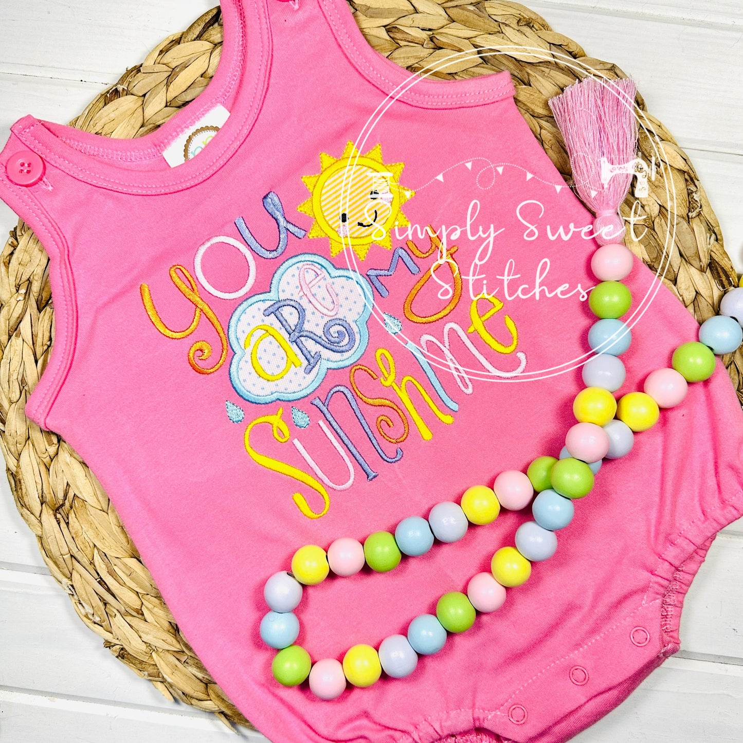1018 - YOU ARE MY SUNSHINE - EMBROIDERY CHILD SHIRT