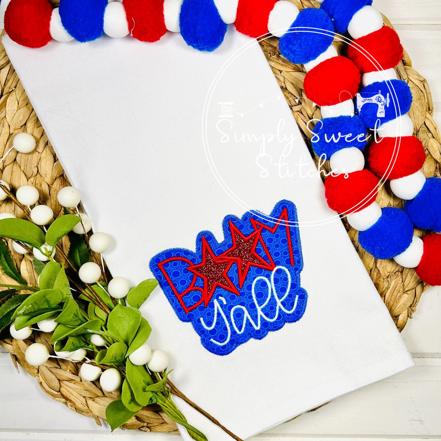 2532 - BOOM Y'ALL - KITCHEN TOWEL
