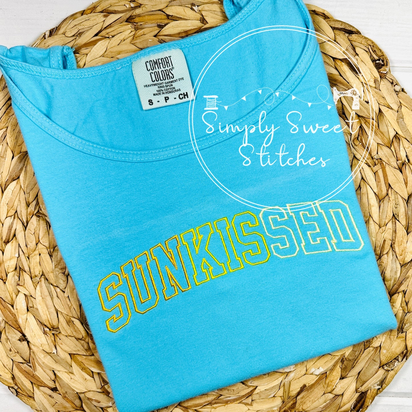 2542 - SUNKISSED EMBROIDERY - ADULT TANK