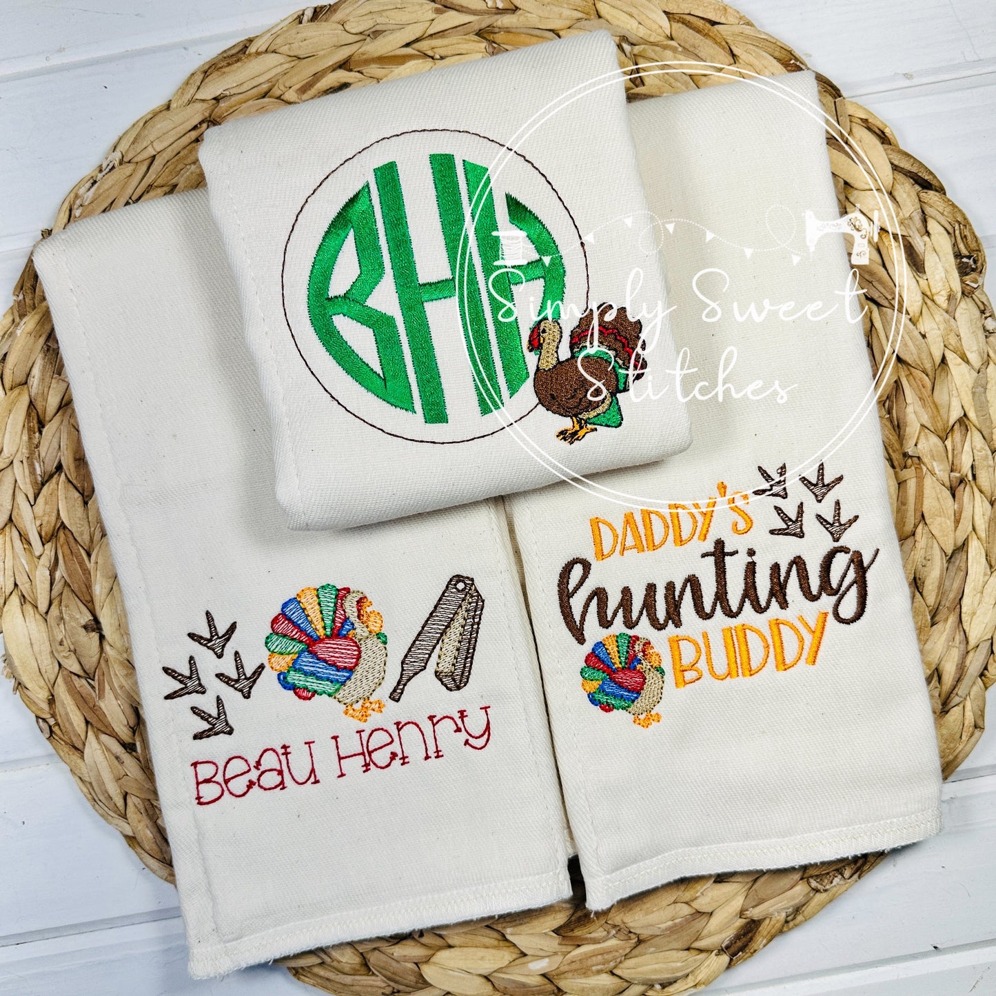 2659 - DADDY'S HUNTING BUDDY - BURP CLOTH