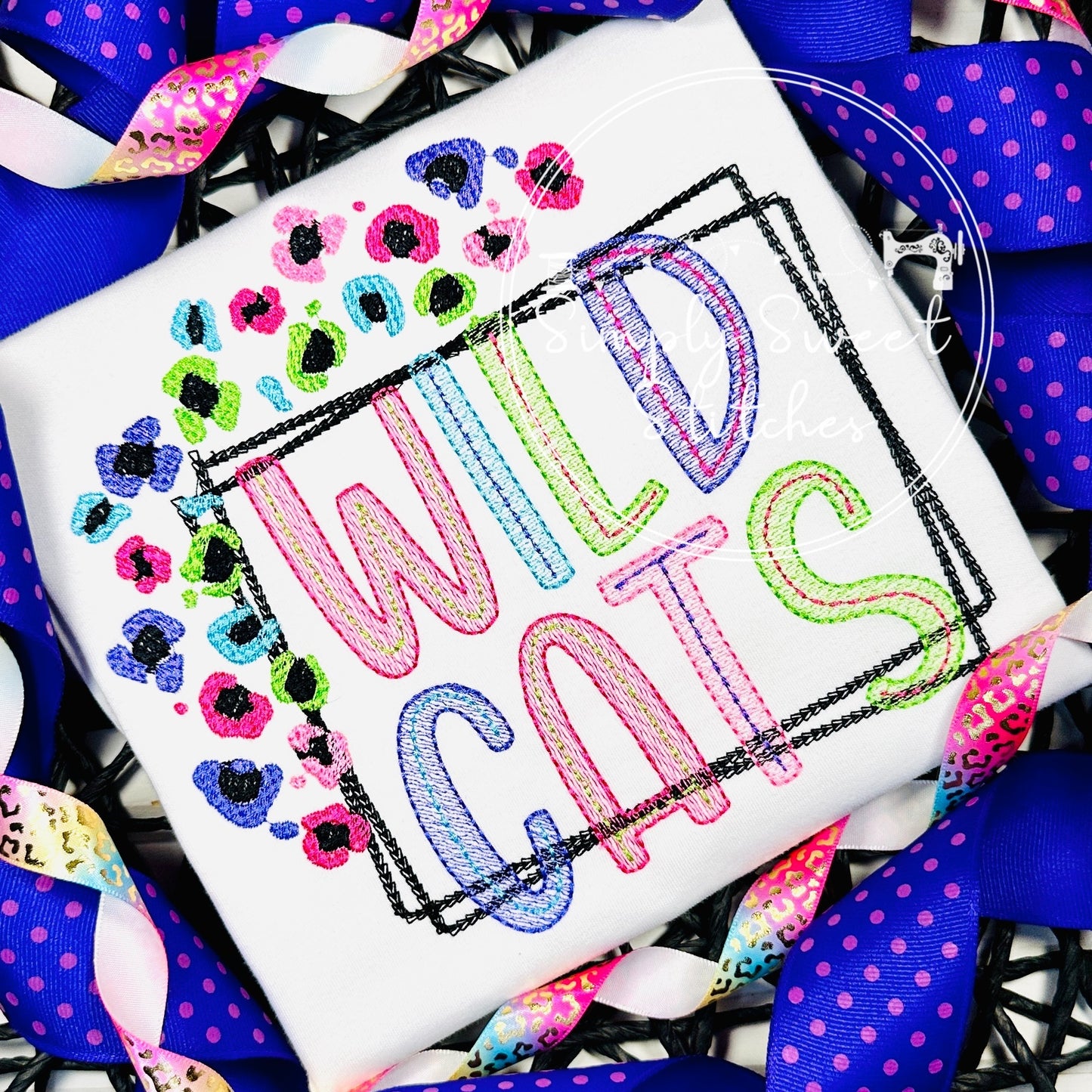 2658 - WILDCATS FRAME -SKETCH CHILD SHIRT