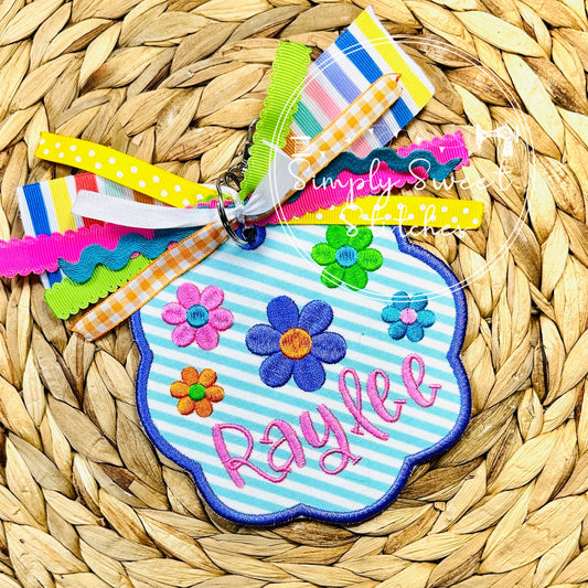 2566 - DAISY FLOWER - BAG TAG