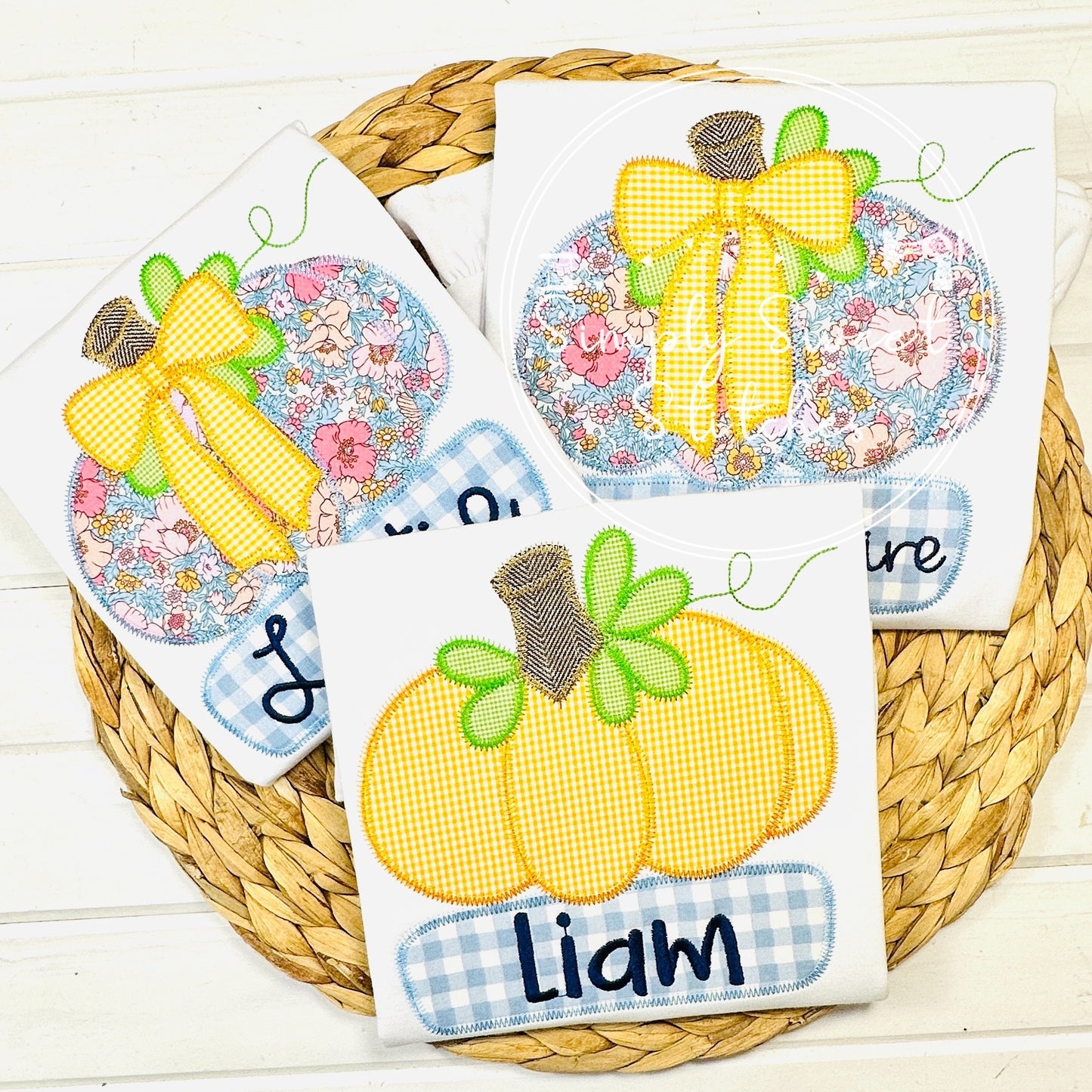 2591 - BOY PUMPKIN - APPLIQUE CHILD SHIRT