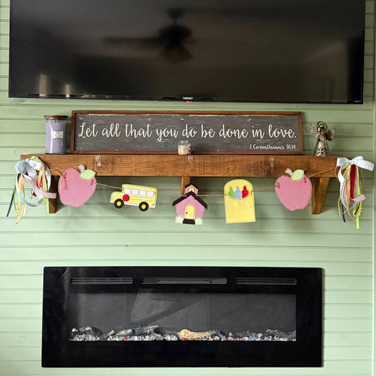 1781 - BACK TO SCHOOL | MANTLE BUNTING