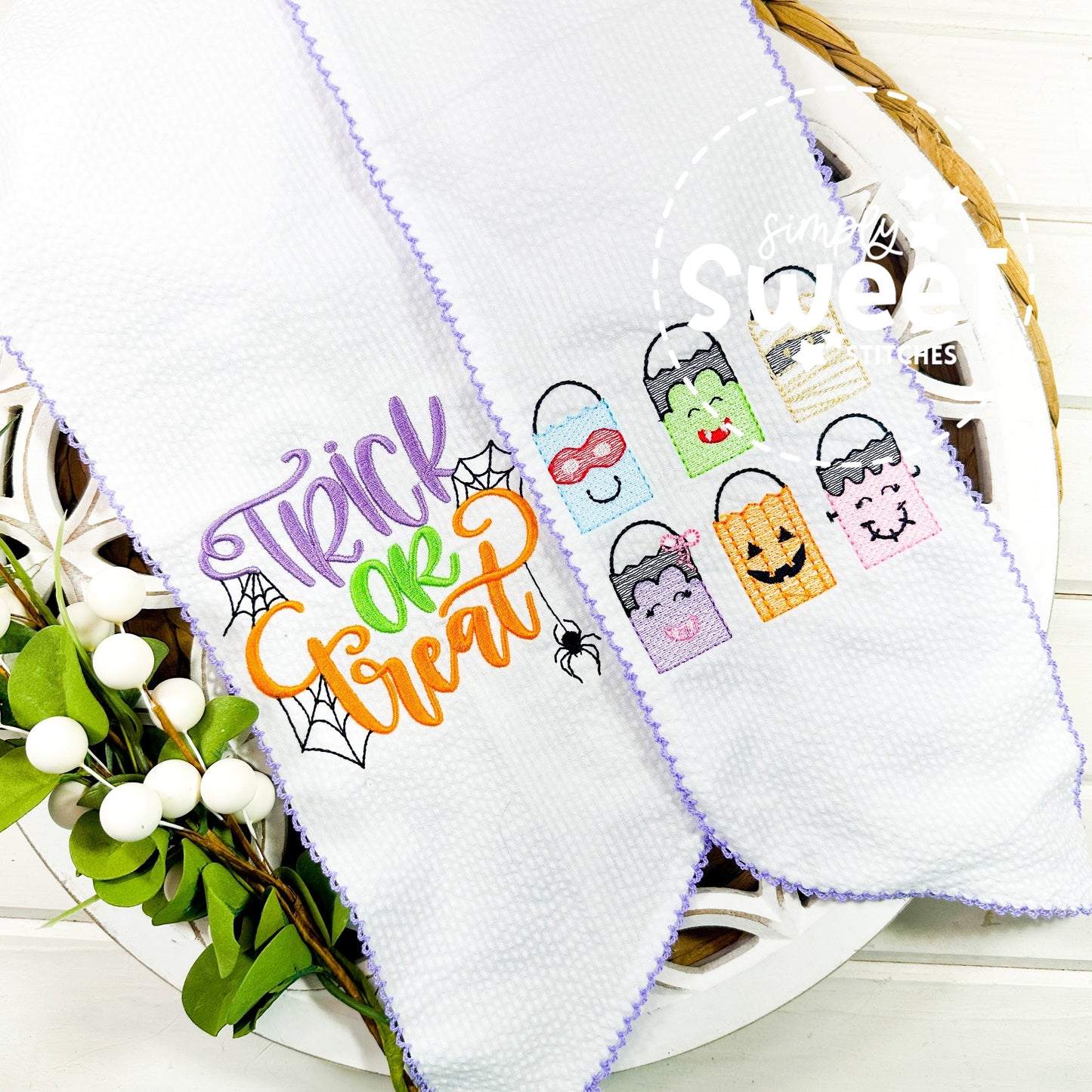 2771 - Trick or Treat Wreath Sash