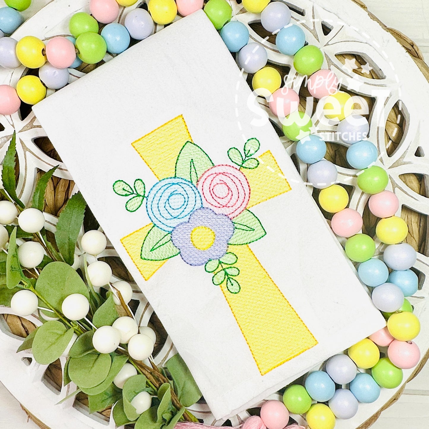 2722 - FOR GOD SO LOVED - KITCHEN TOWEL