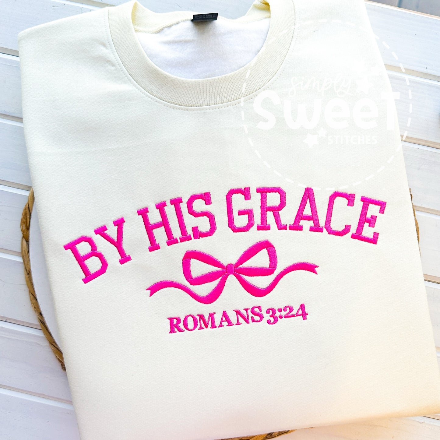 2865 - BY HIS GRACE - Adult Sweatshirt