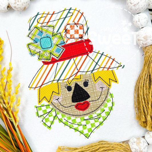 2151 - GIRL SCARECROW - APPLIQUE CHILD SHIRT