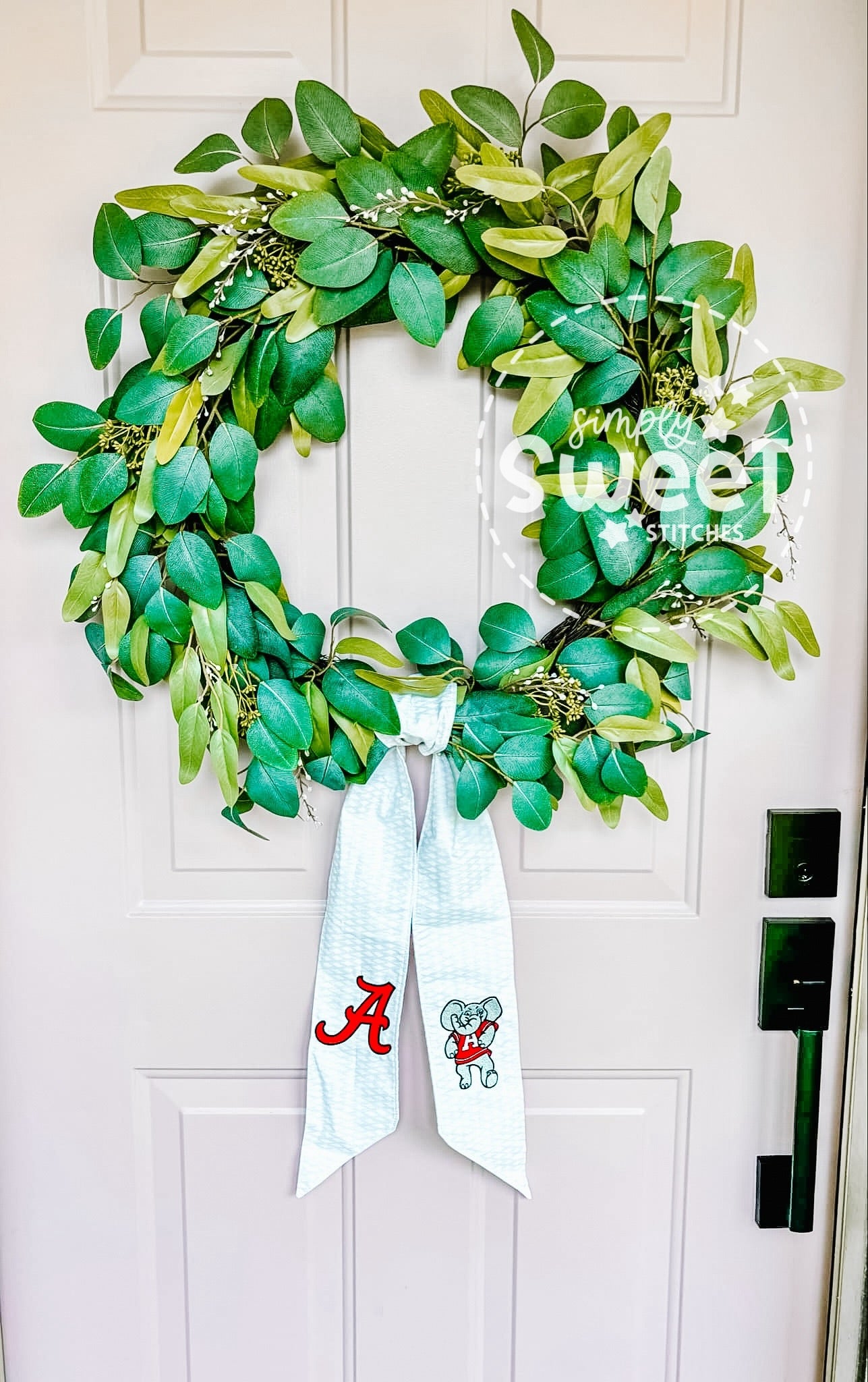 2893 - ALABAMA FOOTBALL - WREATH SASH