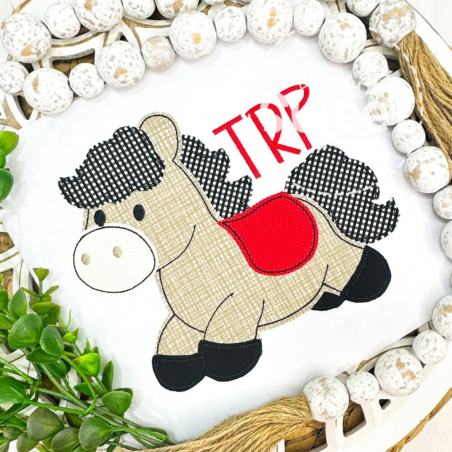 2973 | HORSE | APPLIQUE CHILD SHIRT