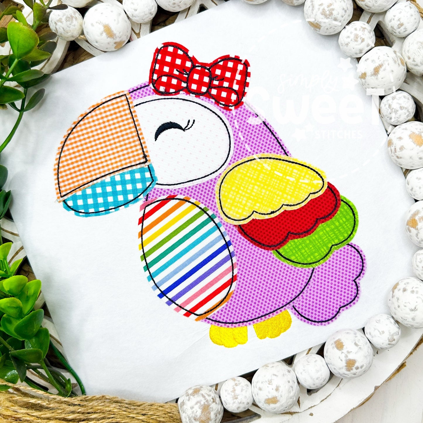 2965 | TOUCAN BIRD | APPLIQUE CHILD SHIRT