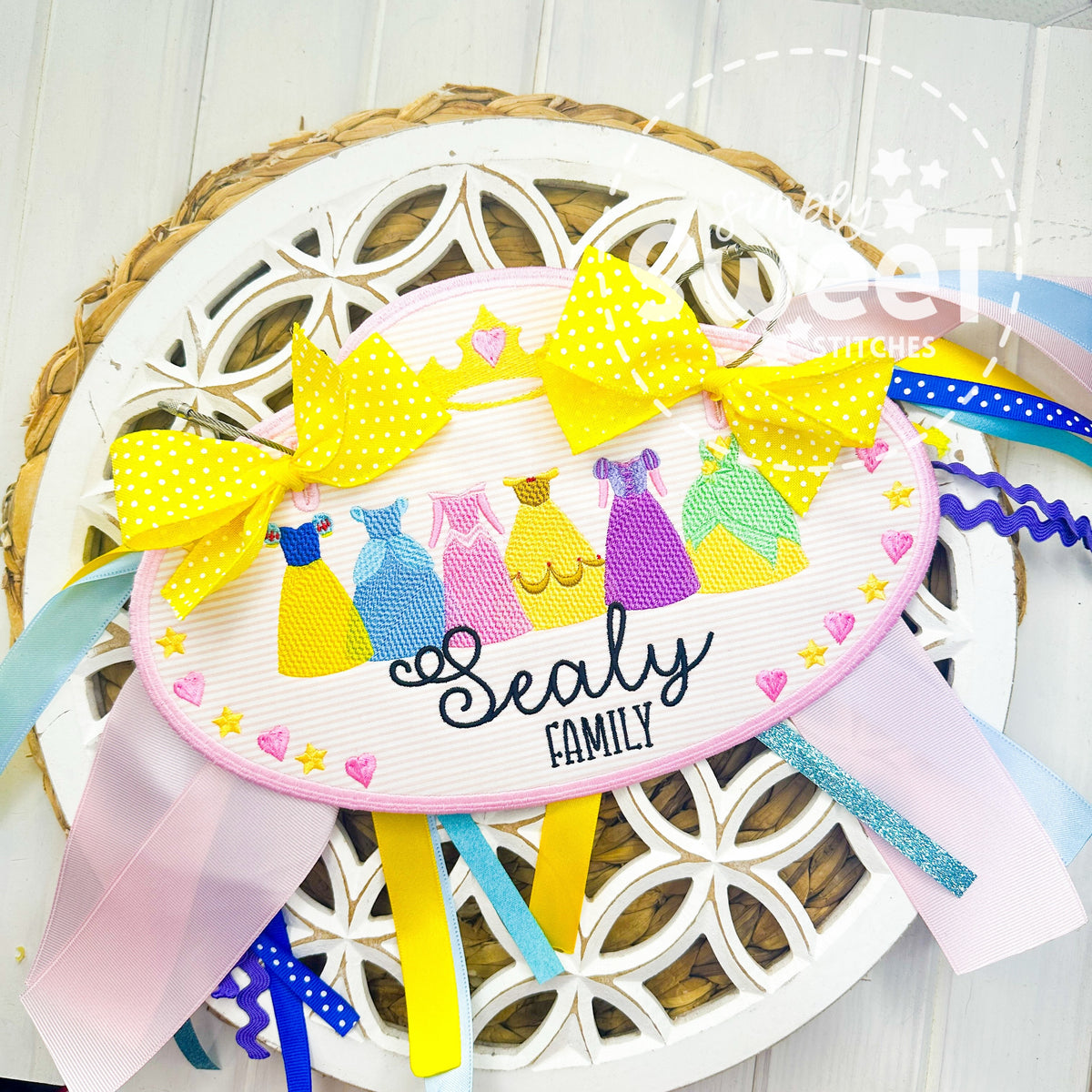 2935 - PRINCESS THEME - STROLLER TAG