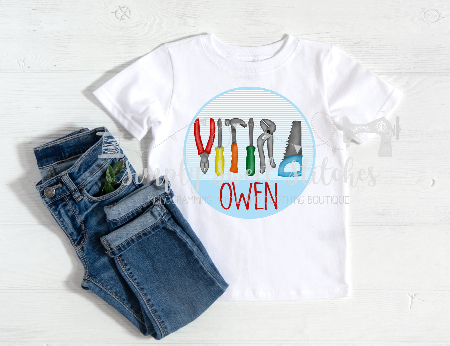 1334 - TOOL SET CIRCLE - HEAT PRESS CHILD SHIRT