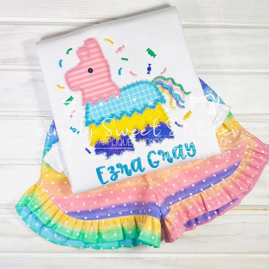 2009 - GIRL FIESTA PINATA - APPLIQUE CHILD SHIRT
