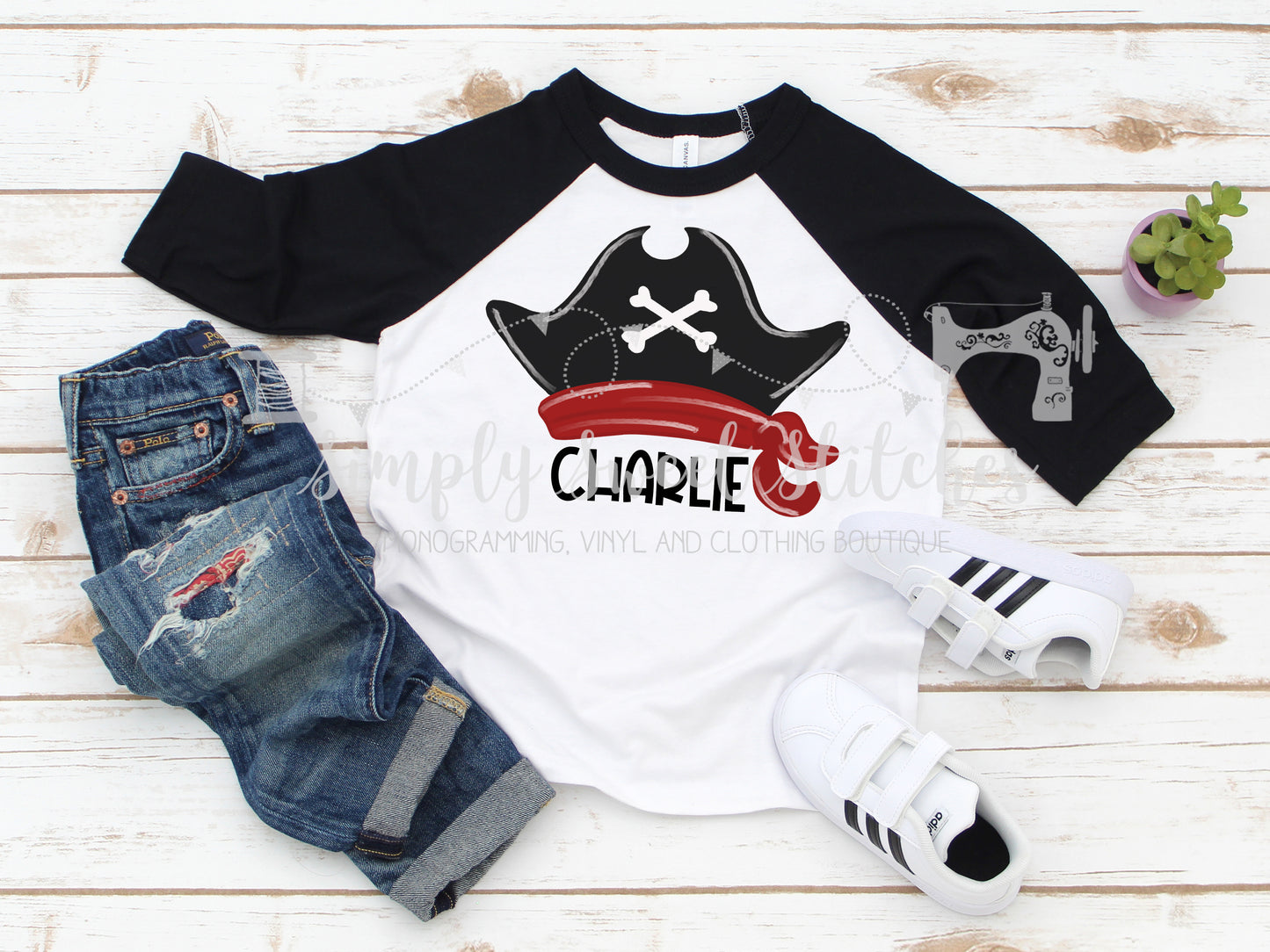 1418 - PIRATE HAT - HEAT PRESS CHILD SHIRT