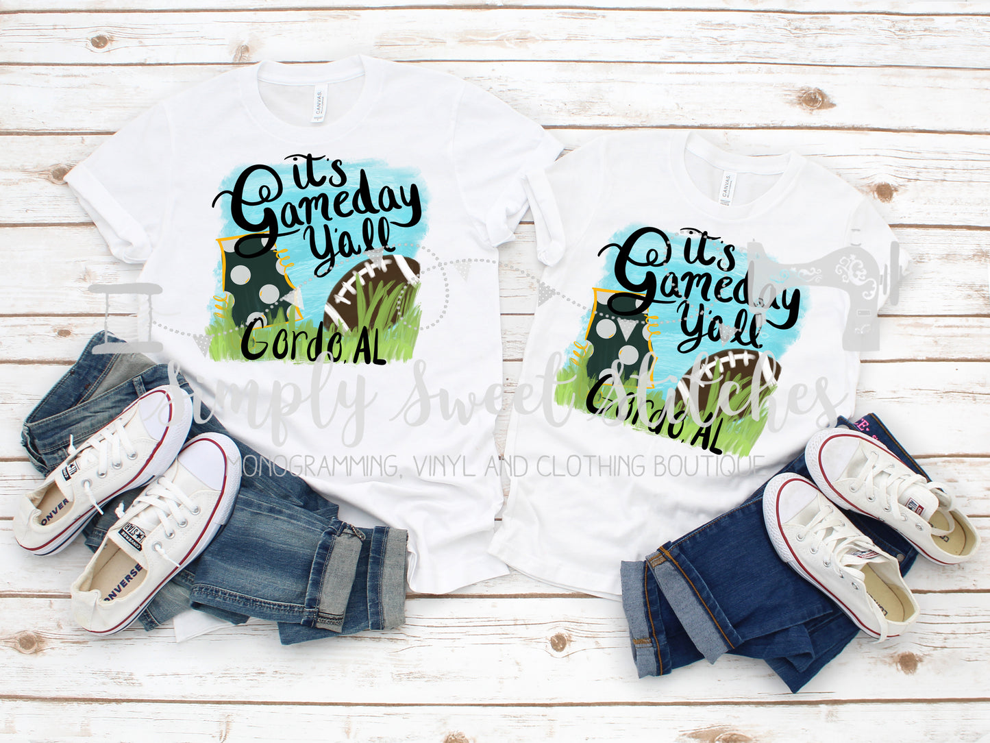 1429 - GORDO, ALABAMA - HEAT PRESS CHILD SHIRT