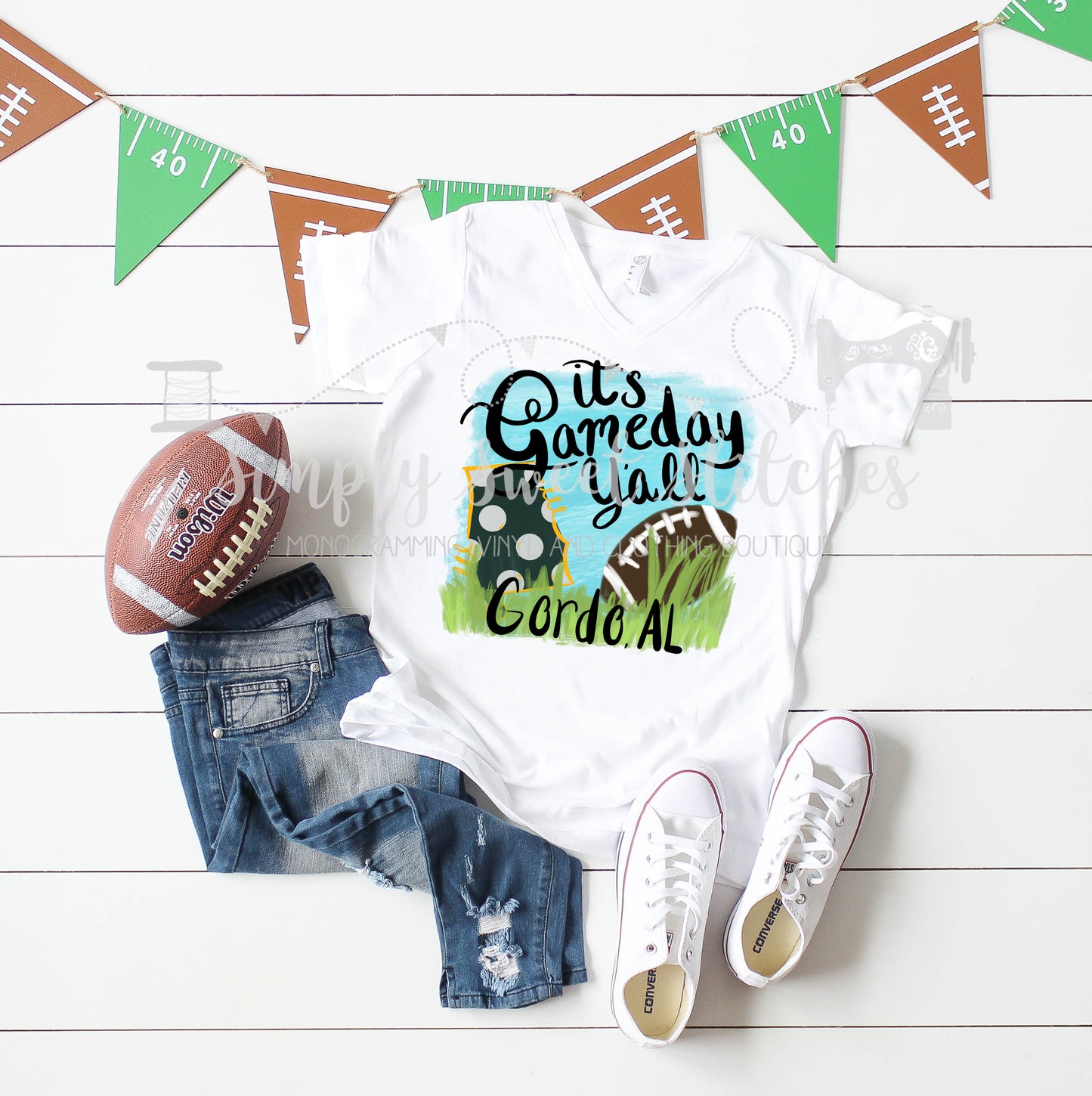 1429 - GORDO, ALABAMA - HEAT PRESS CHILD SHIRT