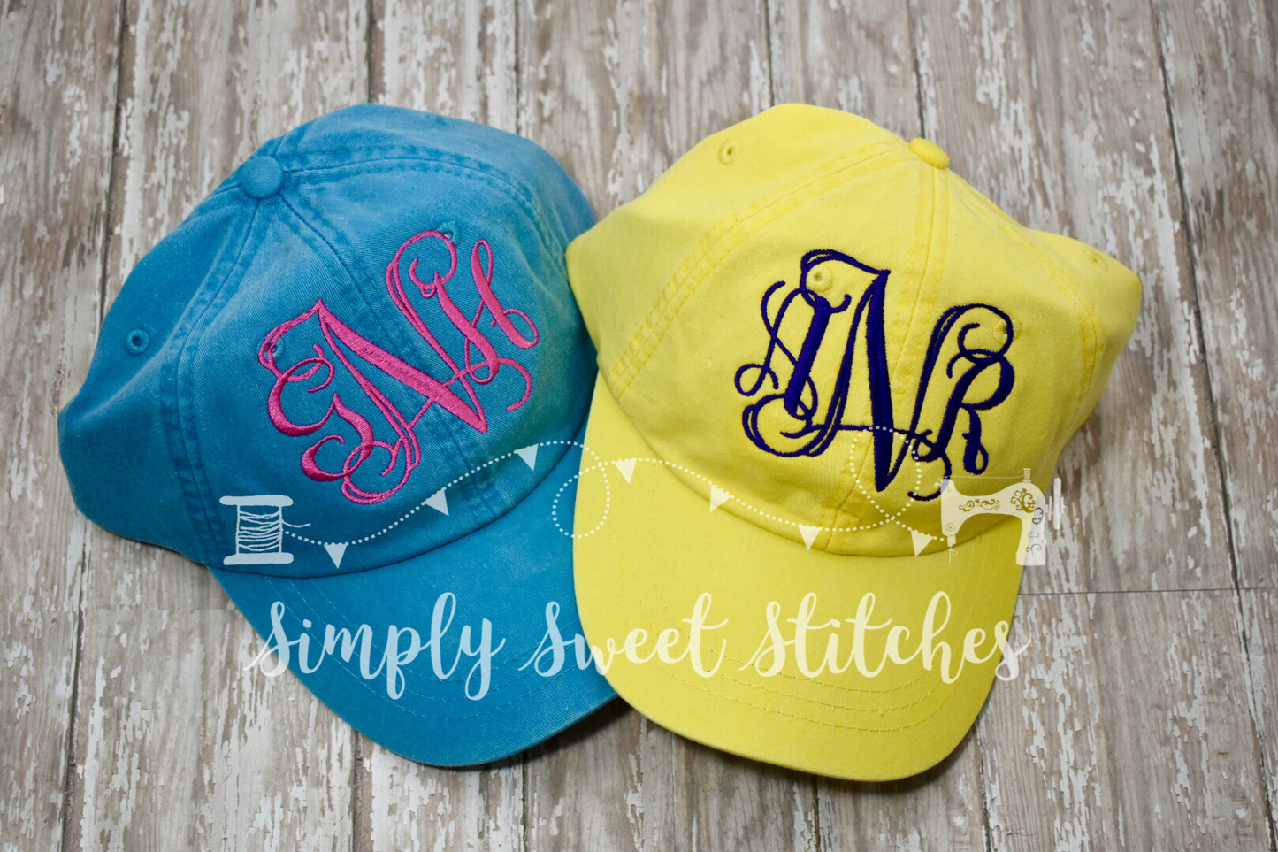 1068 - MONOGRAMMED BASEBALL HAT