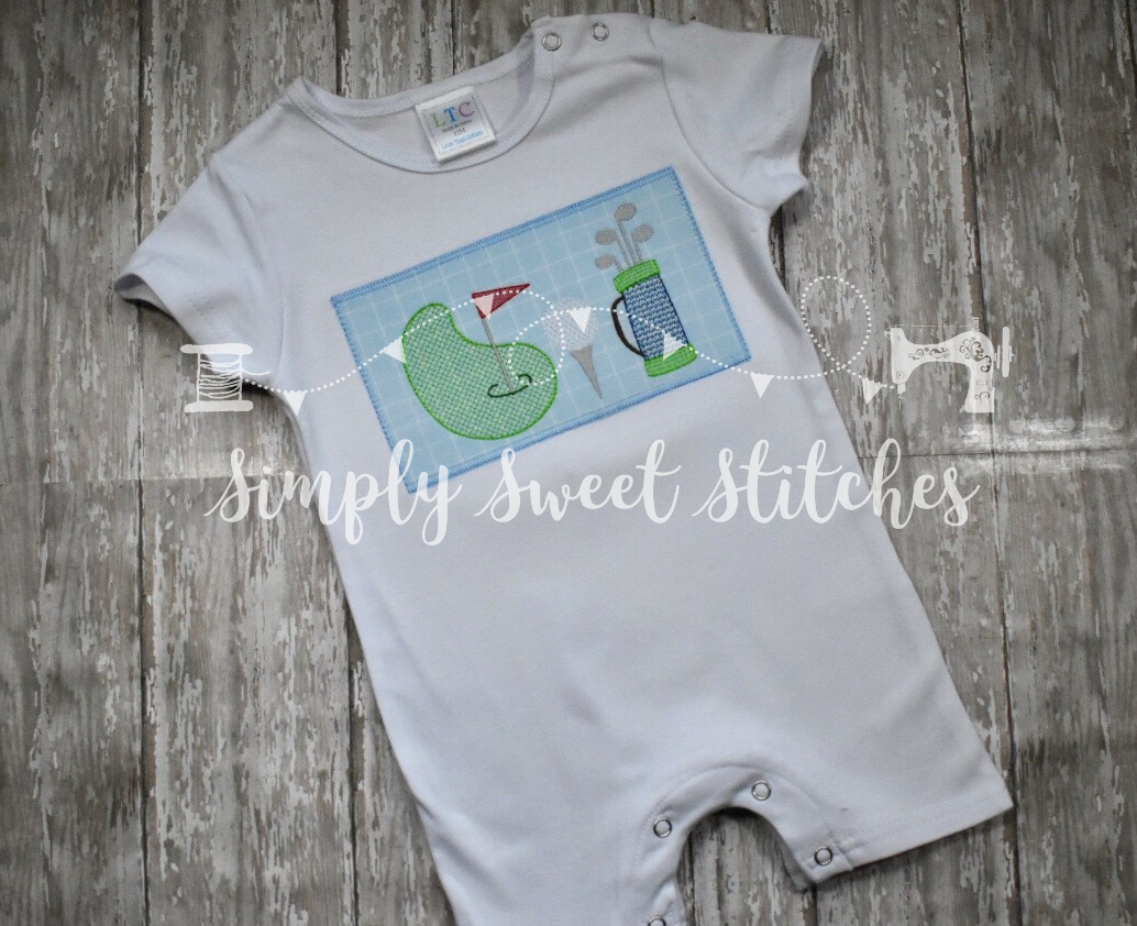 1376 - GOLF TRIO - SKETCH CHILD SHIRT