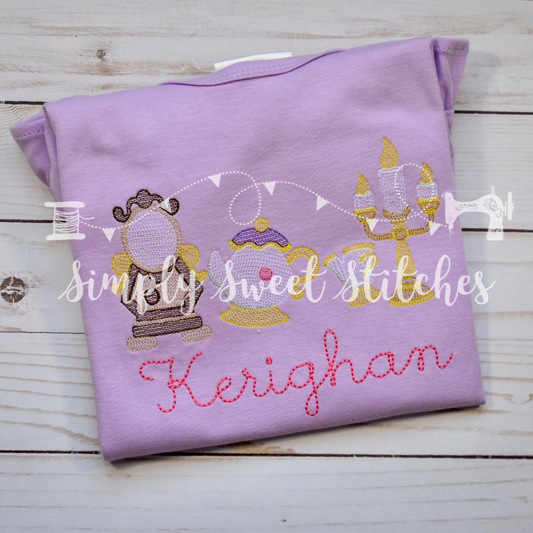 1707 - BEAUTY FRIENDS - SKETCH CHILD SHIRT