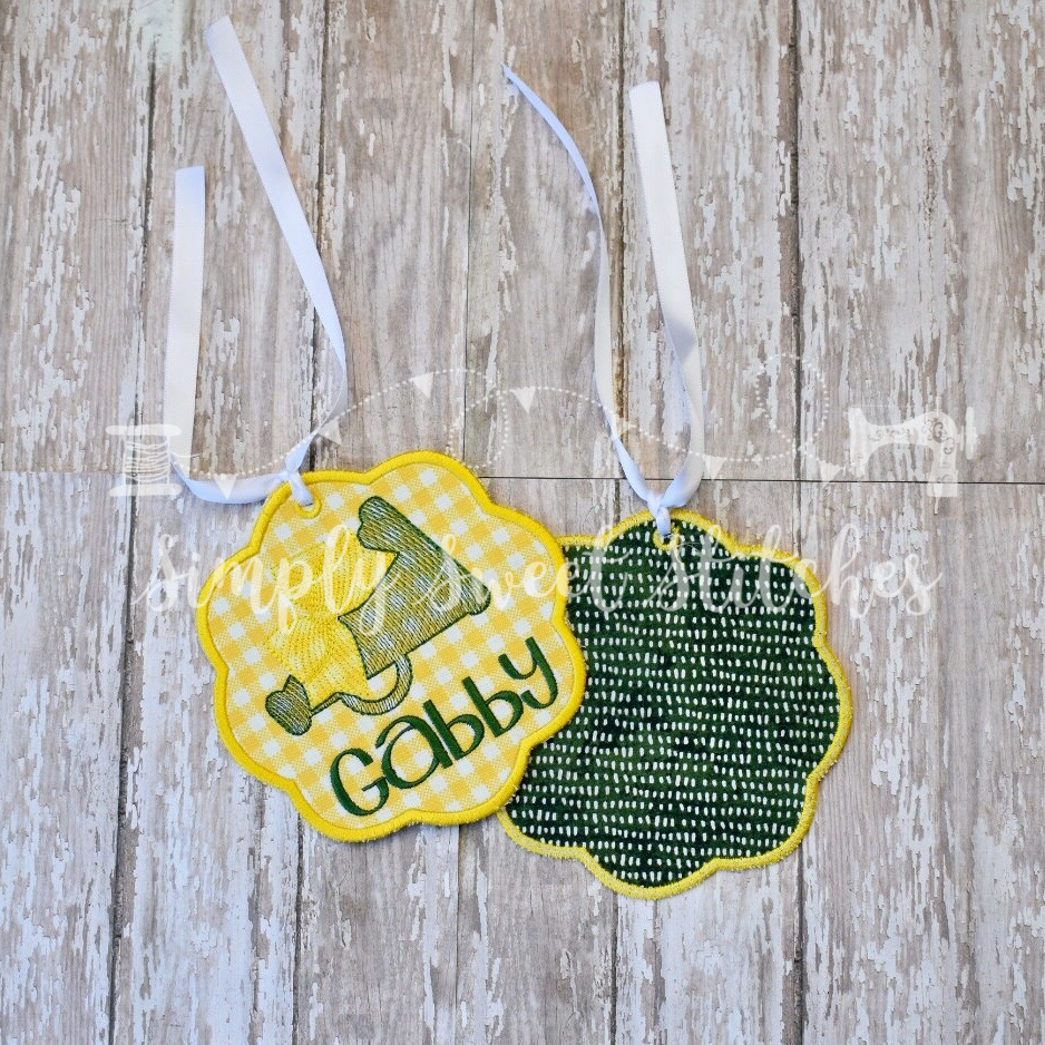 1444 - MEGAPHONE CHEER - BAG TAG