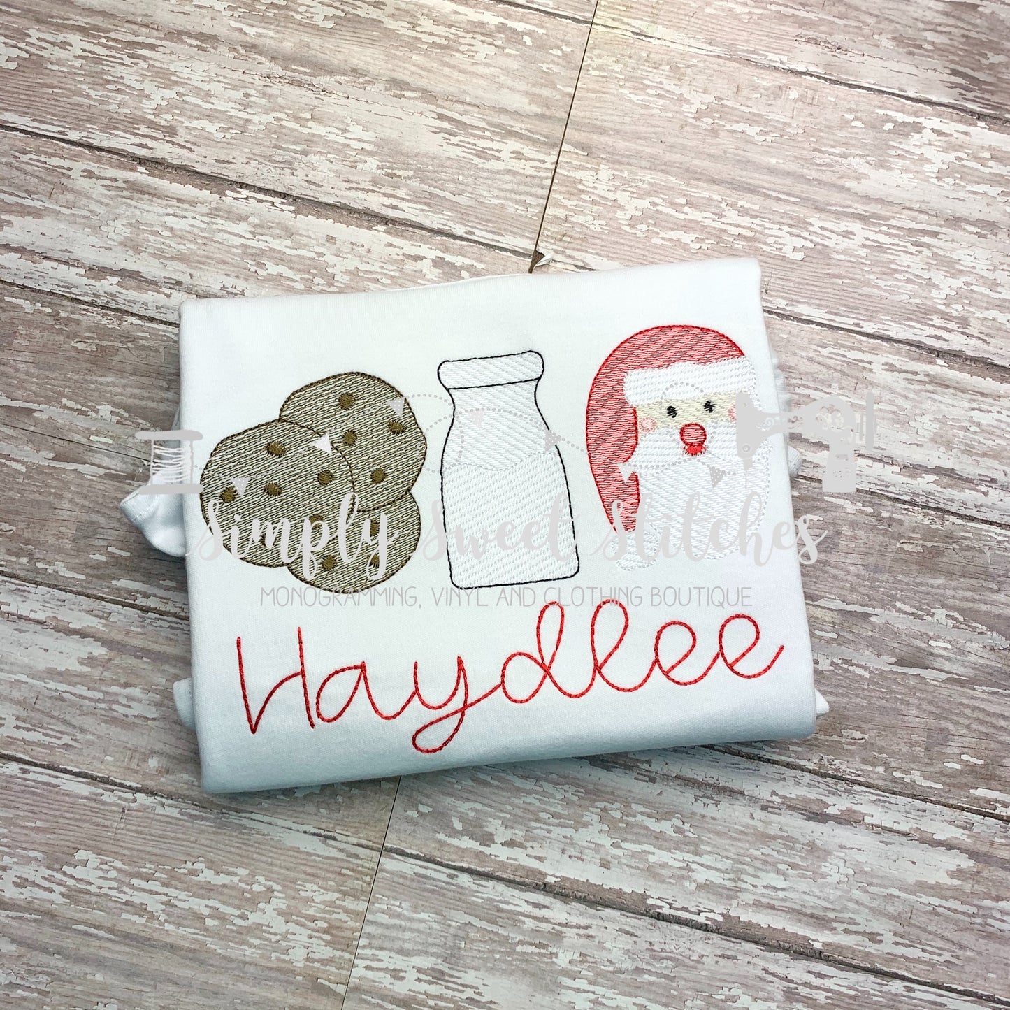 1241 - COOKIES AND MILK - SKETCH CHILD SHIRT