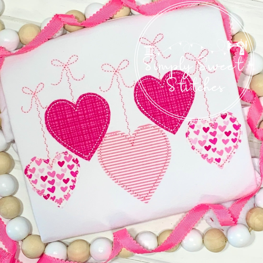 2245 - HEART STRINGS - APPLIQUE CHILD SHIRT