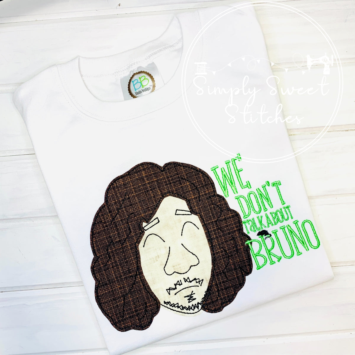 2258 - WE DON'T TALK ABOUT BRU.NO.NO.NO - APPLIQUE CHILD SHIRT