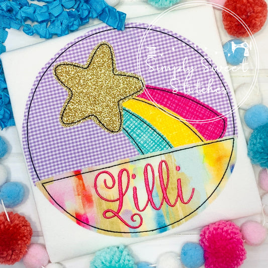 2267 - SHOOTING STAR - APPLIQUE CHILD SHIRT