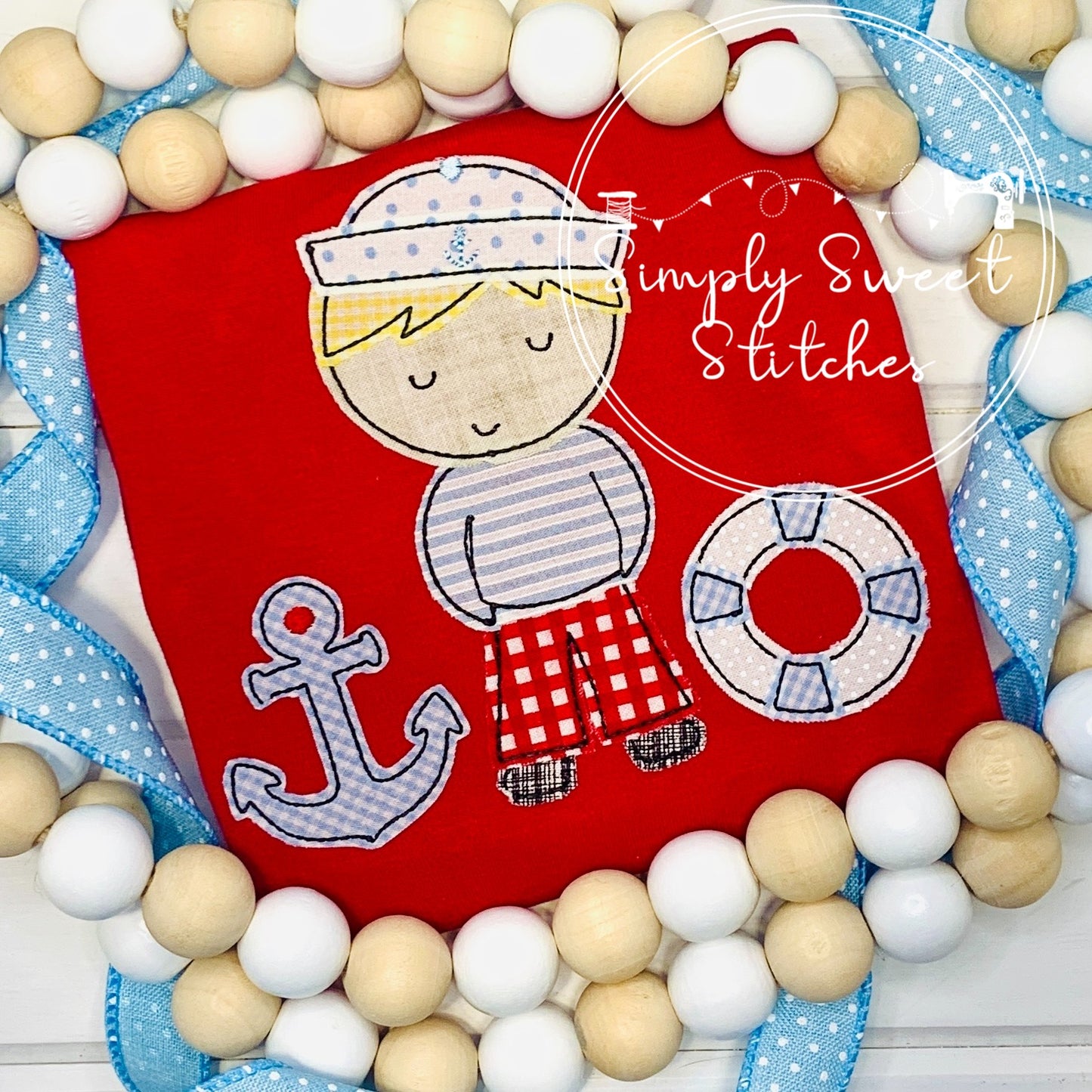 2271 - SAILOR BOY - APPLIQUE CHILD SHIRT