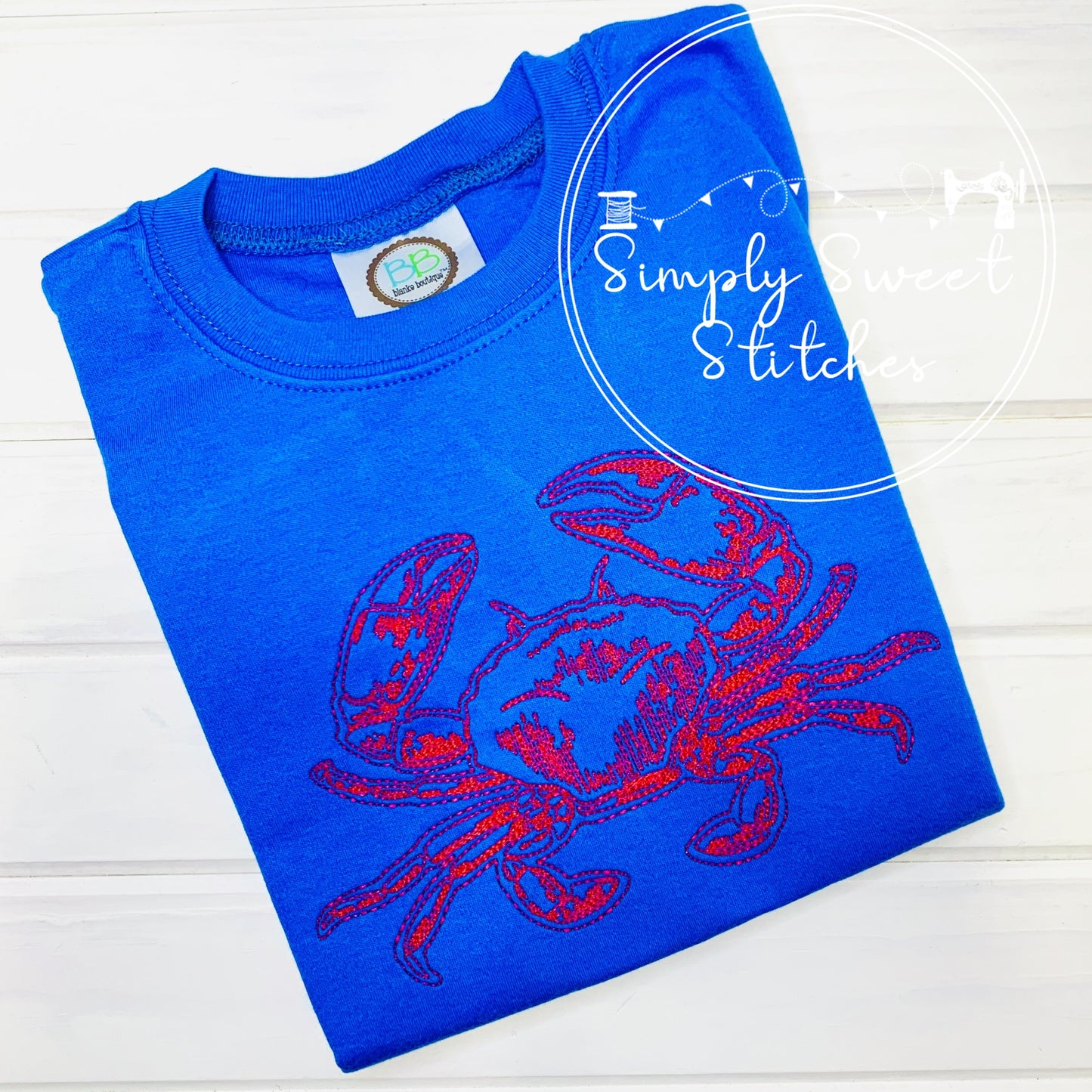 2075 - VINTAGE CRAB - SKETCH CHILD SHIRT