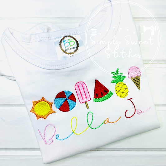 2292 - SUMMER LINE UP - SKETCH CHILD SHIRT