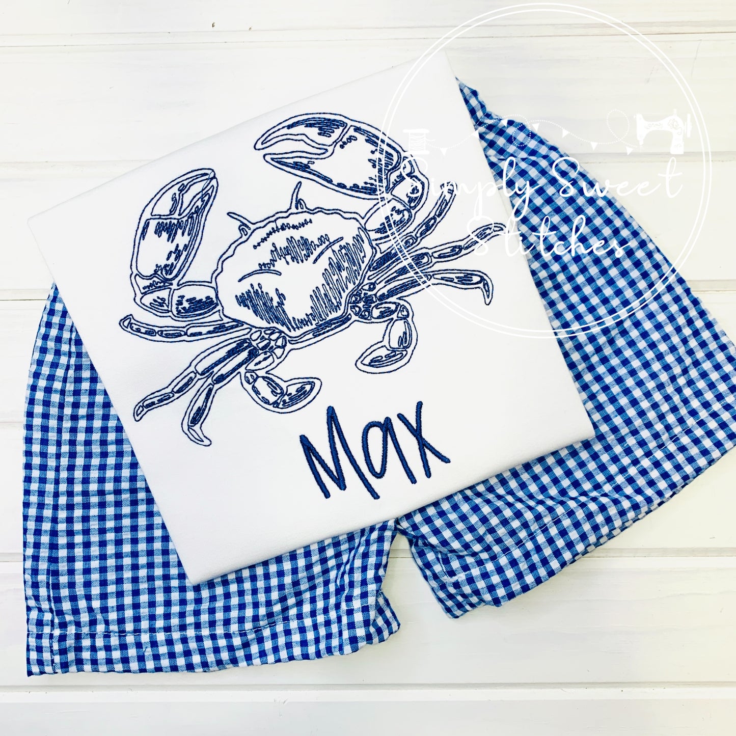 2075 - VINTAGE CRAB - SKETCH CHILD SHIRT