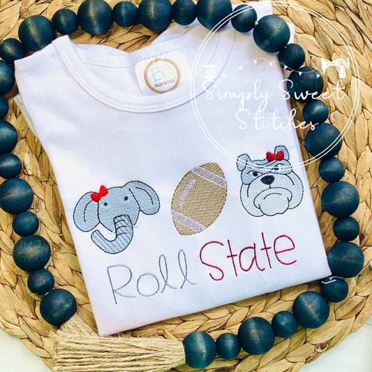 2319 - ROLL STATE - SKETCH CHILD SHIRT