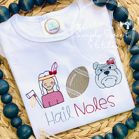 2320 - HAIL NOLES - SKETCH CHILD SHIRT