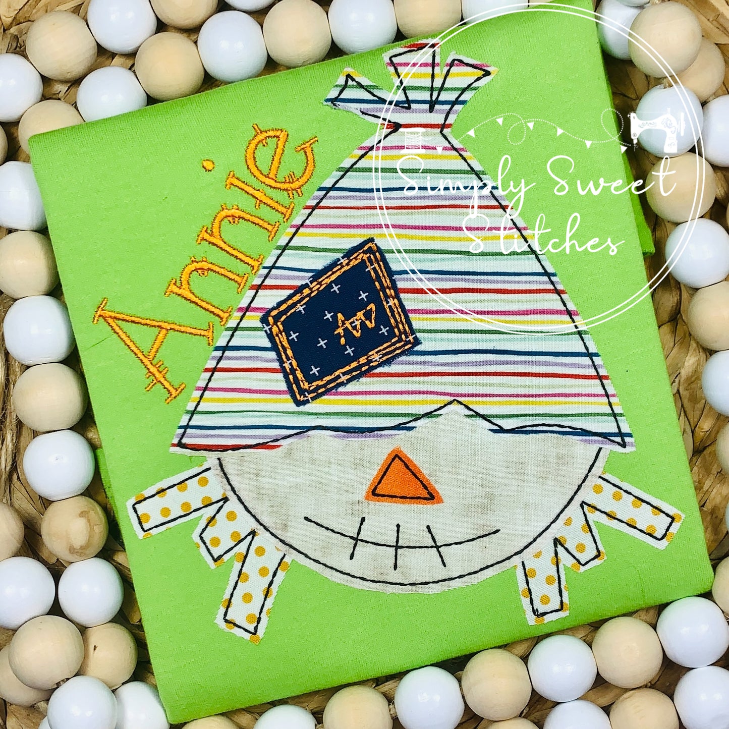 1819 - SCARECROW - APPLIQUE CHILD SHIRT