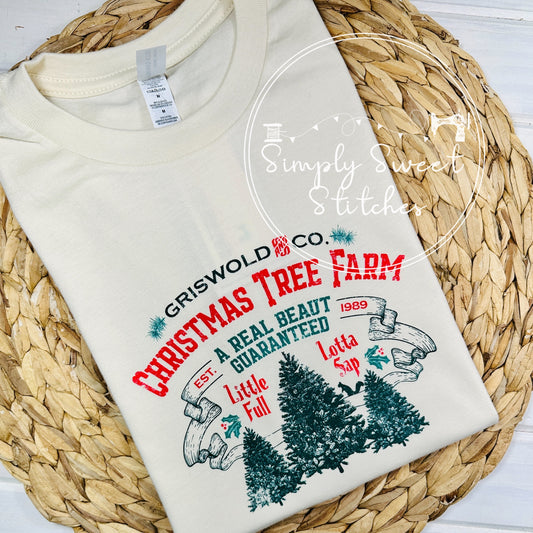 2395 - GRISWOLD TREE FARM - HEAT PRESS CHILD SHIRT