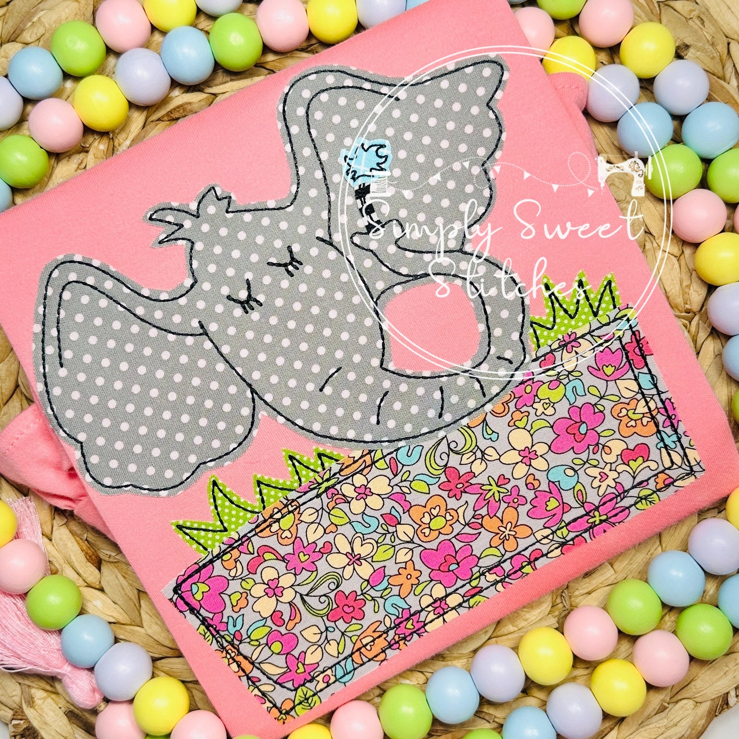2455 - HORTON THE ELEPHANT - APPLIQUE CHILD SHIRT