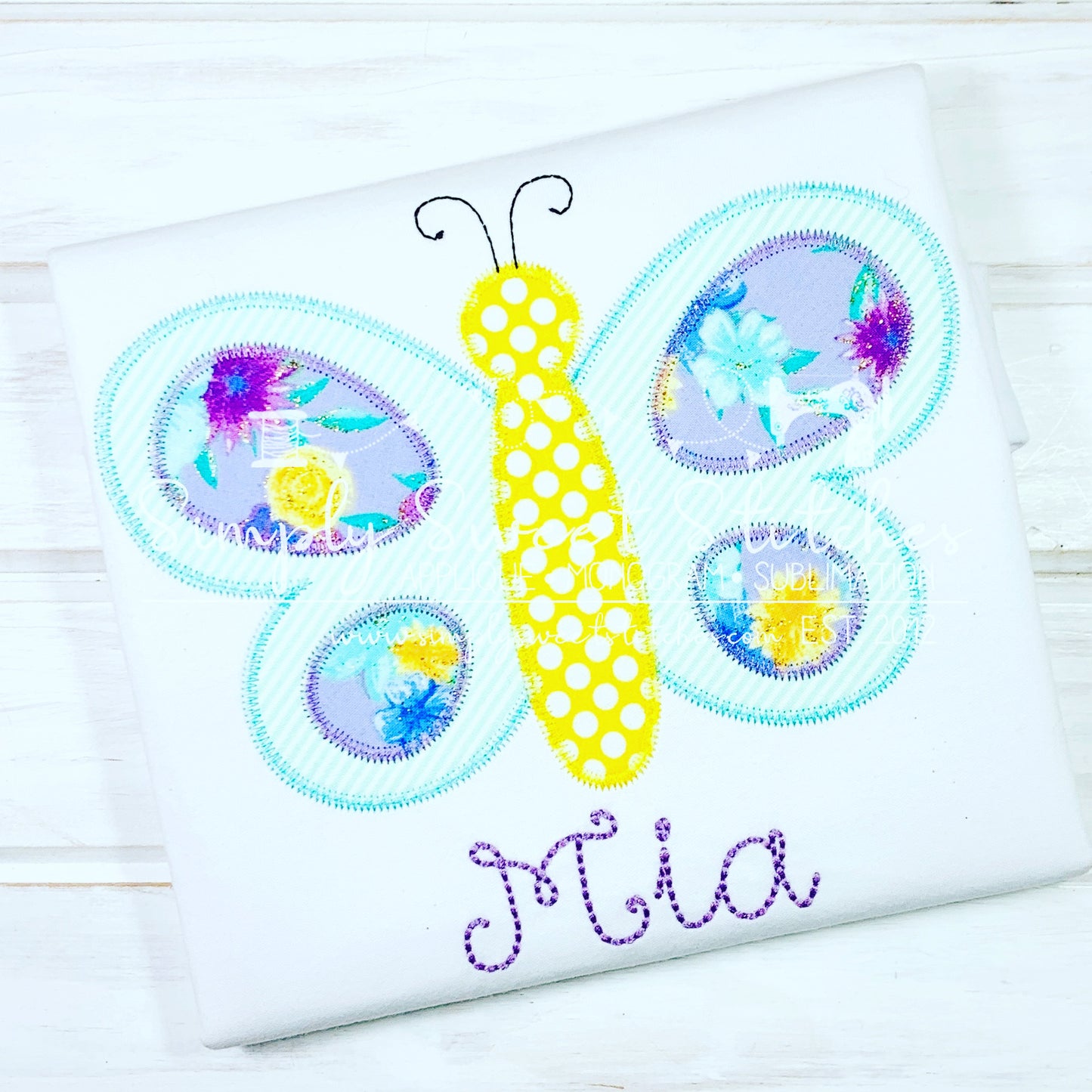 1998 - BUTTERFLY - APPLIQUE CHILD SHIRT