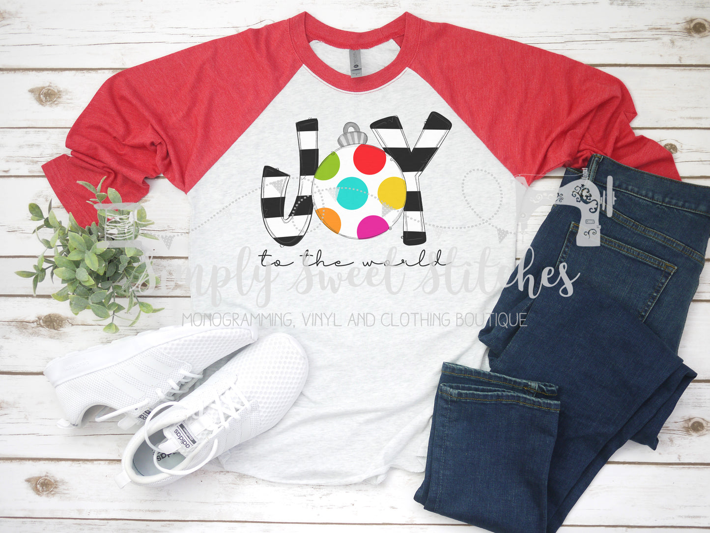 1317 - JOY TO THE WORLD - HEAT PRESS ADULT SHIRT