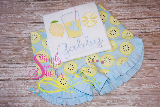 1055 - LEMONADE TRIO - SKETCH CHILD SHIRT