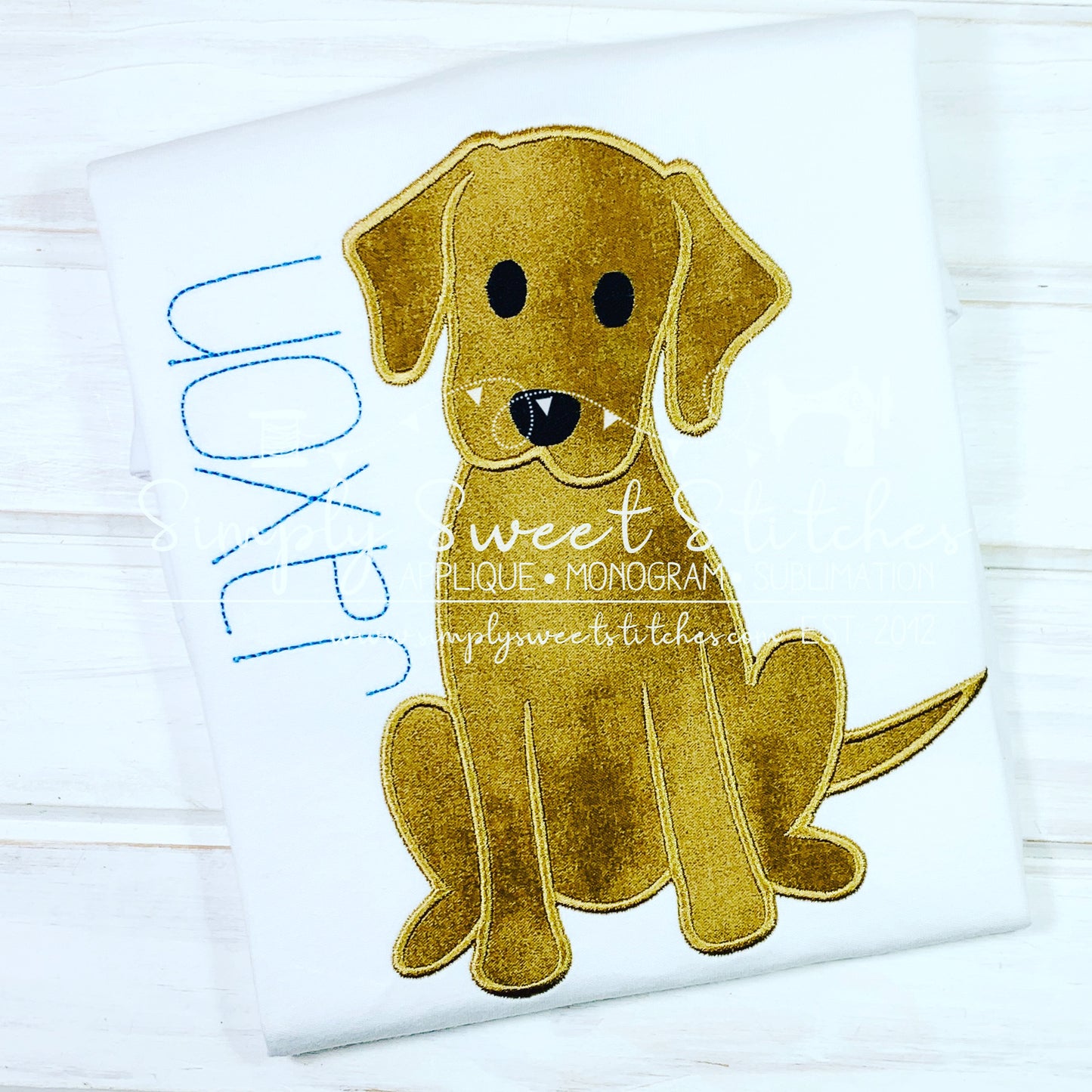 3068 - PUPPY DOG APPLIQUE - CHILD SHIRT