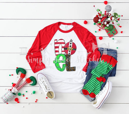 1319 - NOEL - HEAT PRESS ADULT SHIRT