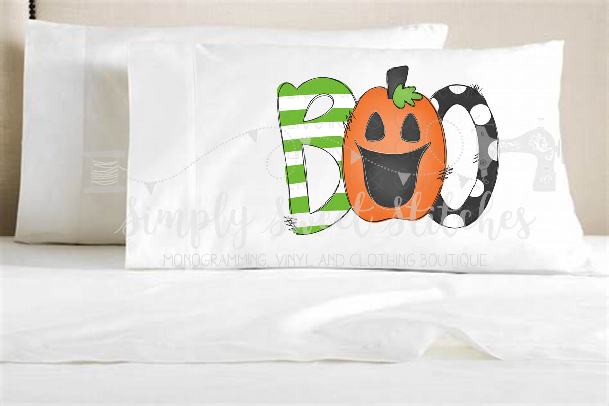 1461 - BOO HALLOWEEN - PILLOWCASE
