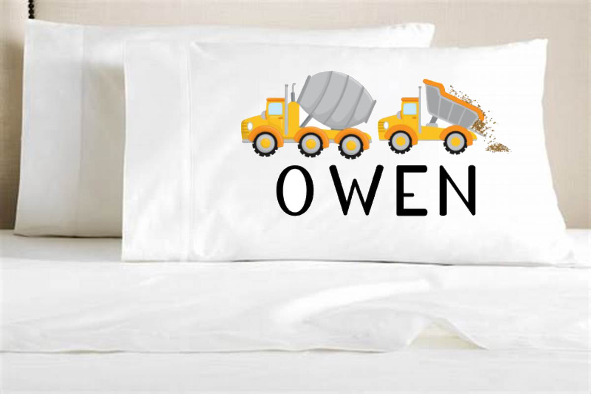1160 - CONSTRUCTION - PILLOWCASE