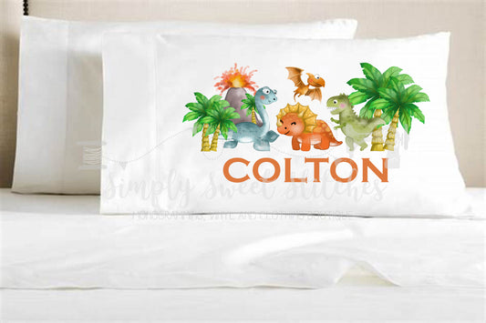 1138 - DINOLAND - PILLOWCASE