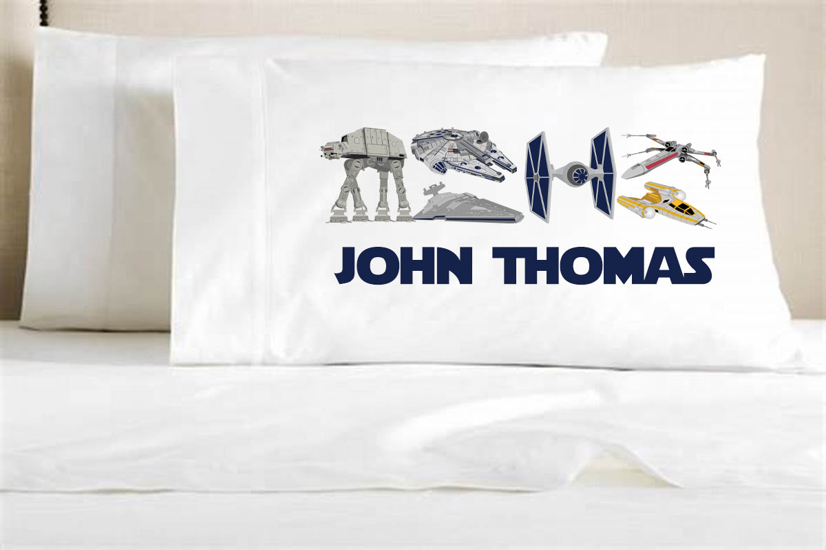 1457 - STAR WARS VEHICLES - PILLOWCASE