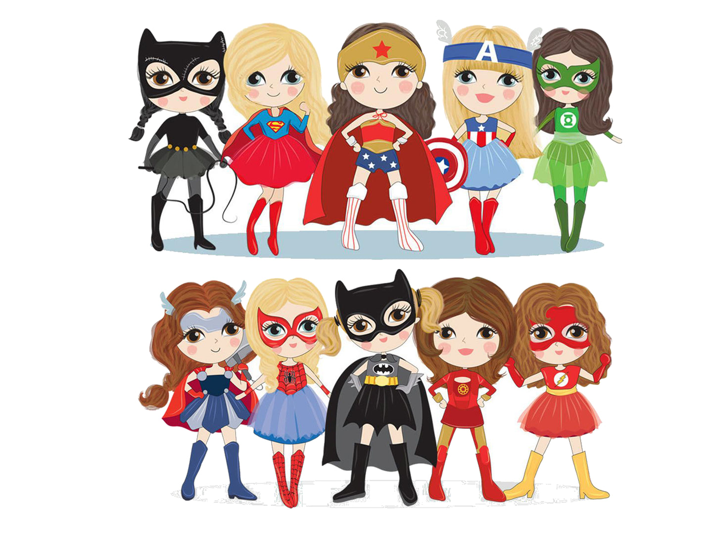 1312 - SUPERGIRLS - PILLOWCASE