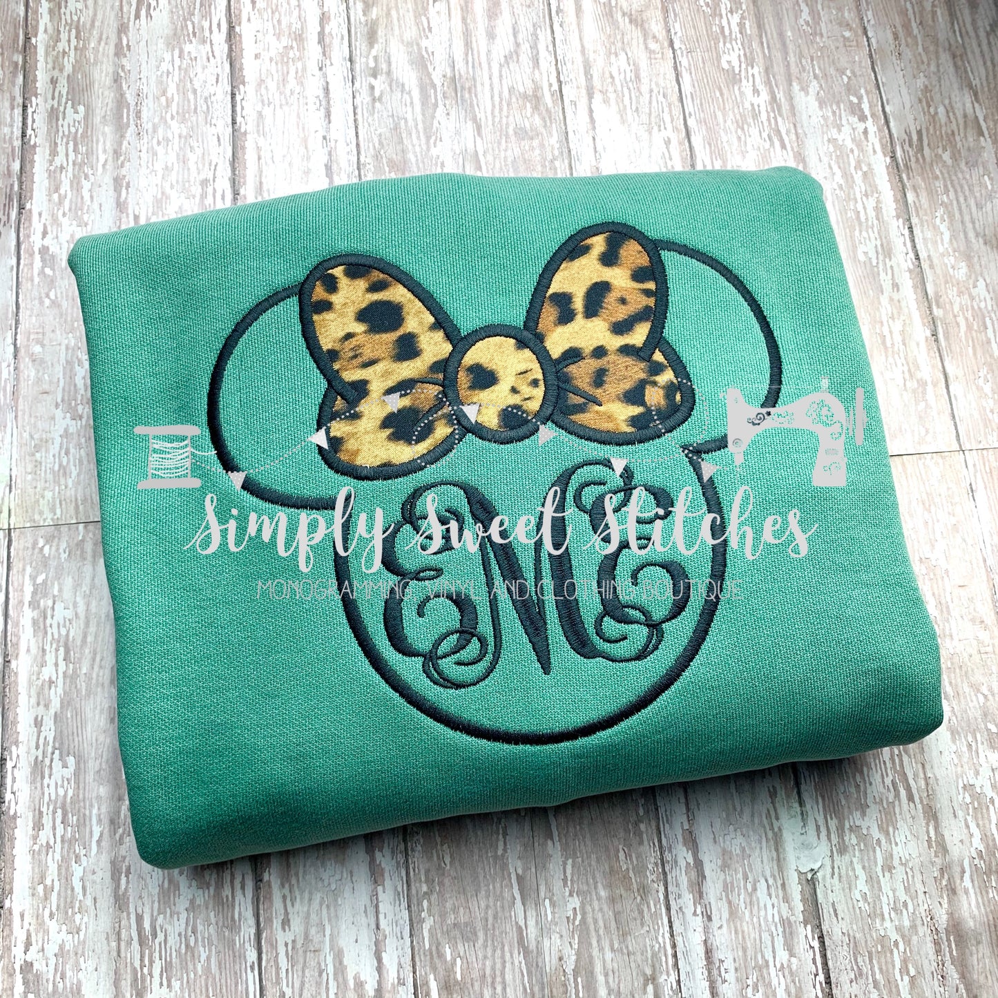 1943 - MISS MOUSE MONOGRAM - ADULT SHIRT