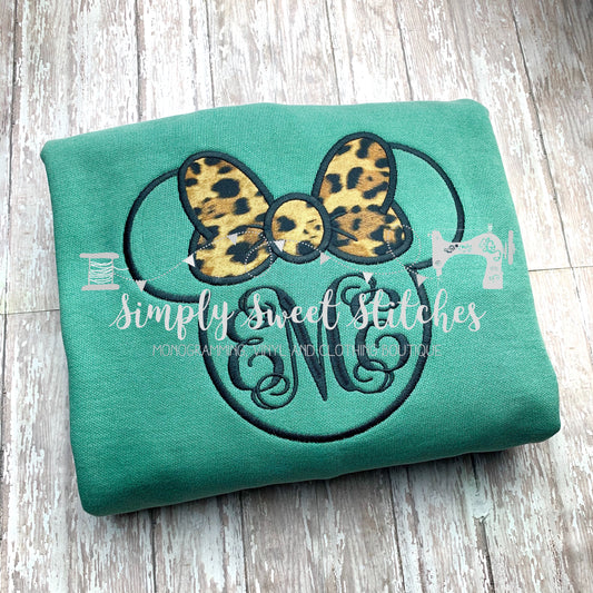 1943 - MISS MOUSE MONOGRAM - ADULT SHIRT